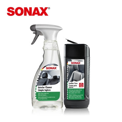 SONAX 內裝美容組 德國原裝 皮革保養 內飾清潔 溫和去汙-急速到貨