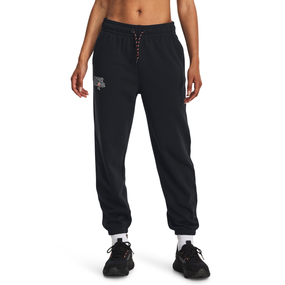 【UNDER ARMOUR】女 HWT Terry Jogger Rose長褲_1379831-001