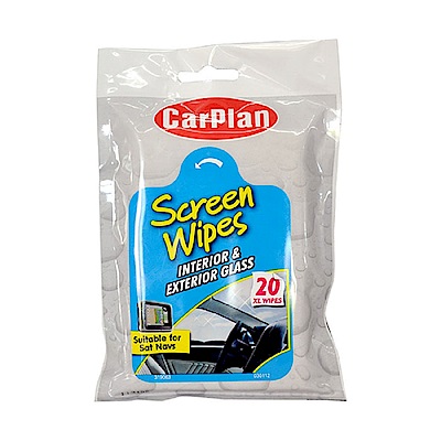 CarPlan卡派爾玻璃清潔擦拭紙(XL)