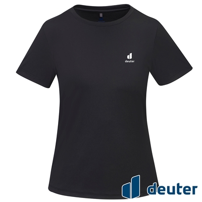 【deuter 德國】女款短袖T恤DE-T2402W黑/吸濕排汗/輕薄透氣