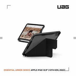 UAG iPad 10.9吋耐衝擊多角度保護殼-黑