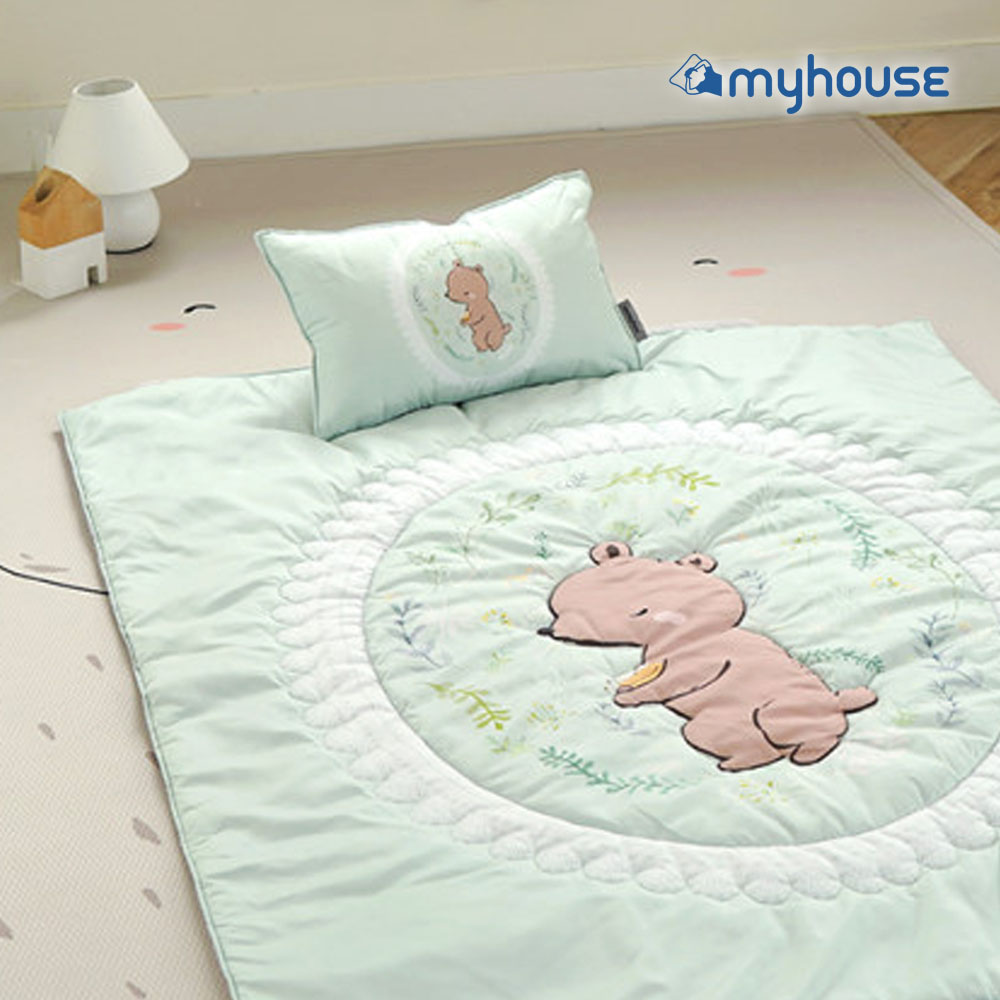 【BabyTiger虎兒寶】Myhouse  韓國防蟎兒童睡袋 - 經典熊