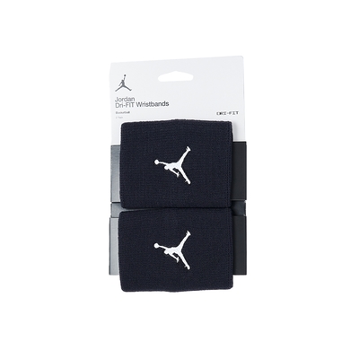 Nike Jordan DRI-FIT 黑白 單色腕帶 運動 休閒 腕帶 JKN0101-0OS