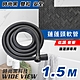 【WIDE VIEW】1.5M時尚黑色烤漆不鏽鋼加密淋浴軟管(BK1.5M) product thumbnail 1