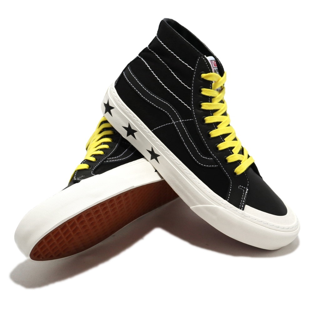 Vans 休閒鞋Sk8-Hi 138 Decon 男鞋黑黃高筒星星Wade Goodall 聯名