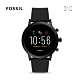 FOSSIL GEN 5 智能錶 卡萊爾 HR-黑色矽膠手錶44MM FTW4025 product thumbnail 1