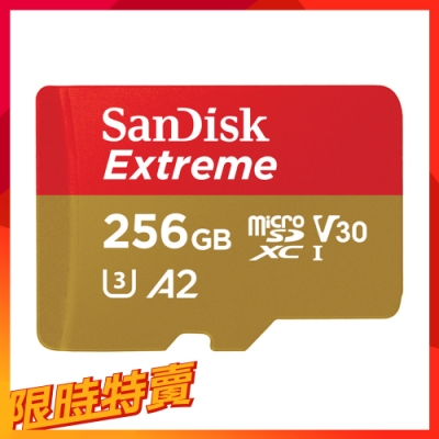 SanDisk Extreme microSDXC UHS-I(V30)(A2)256GB