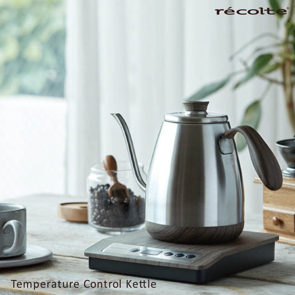 Recolte Double Wall Glass Kettle RDG-1 Gray