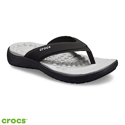 Crocs 卡駱馳 (女鞋) Reviva 女士人字拖 205473-060