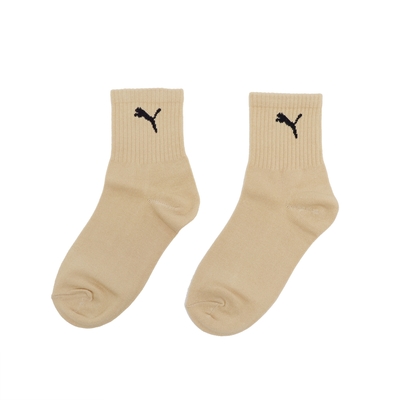 Puma 襪子 Fashion Ankle Socks 男女款 棕 黑 長襪 中筒襪 跳豹 台灣製 單雙入 BB139802