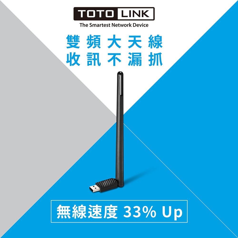 TOTOLINK A650UA AC650 雙頻USB無線WiFi網卡