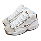 Reebok 籃球鞋 Question Mid 男鞋 白 咖啡 裂紋 避震 包覆 艾佛森 球鞋 Tobacco 100033893 product thumbnail 1