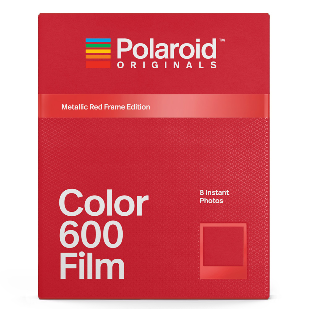 Polaroid Color Film for 600 彩色底片(紅色金屬框版)/2盒