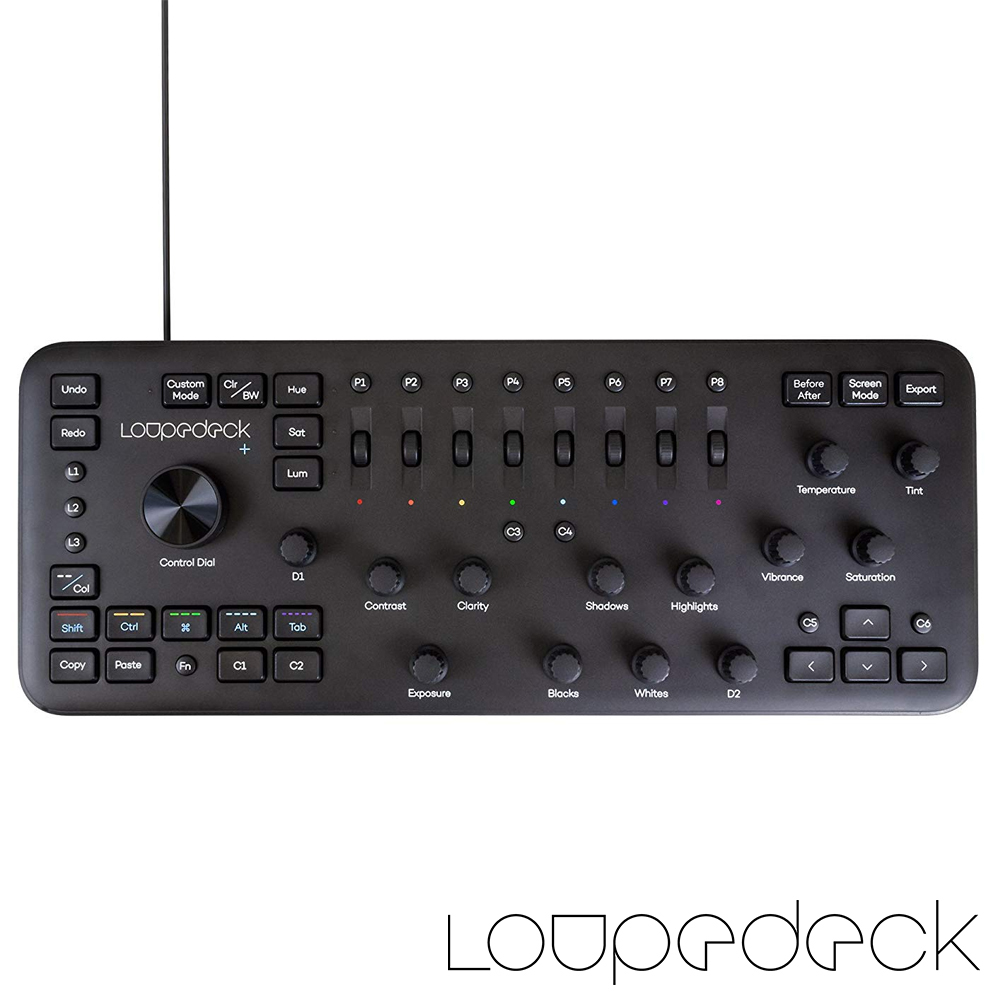 Loupedeck+ Lightroom 影像編輯專用鍵盤 Loupedeck PLUS