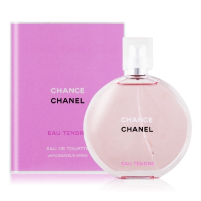 *CHANEL 香奈兒 CHANCE淡香水粉紅甜蜜版50ml EDT-國際航空版