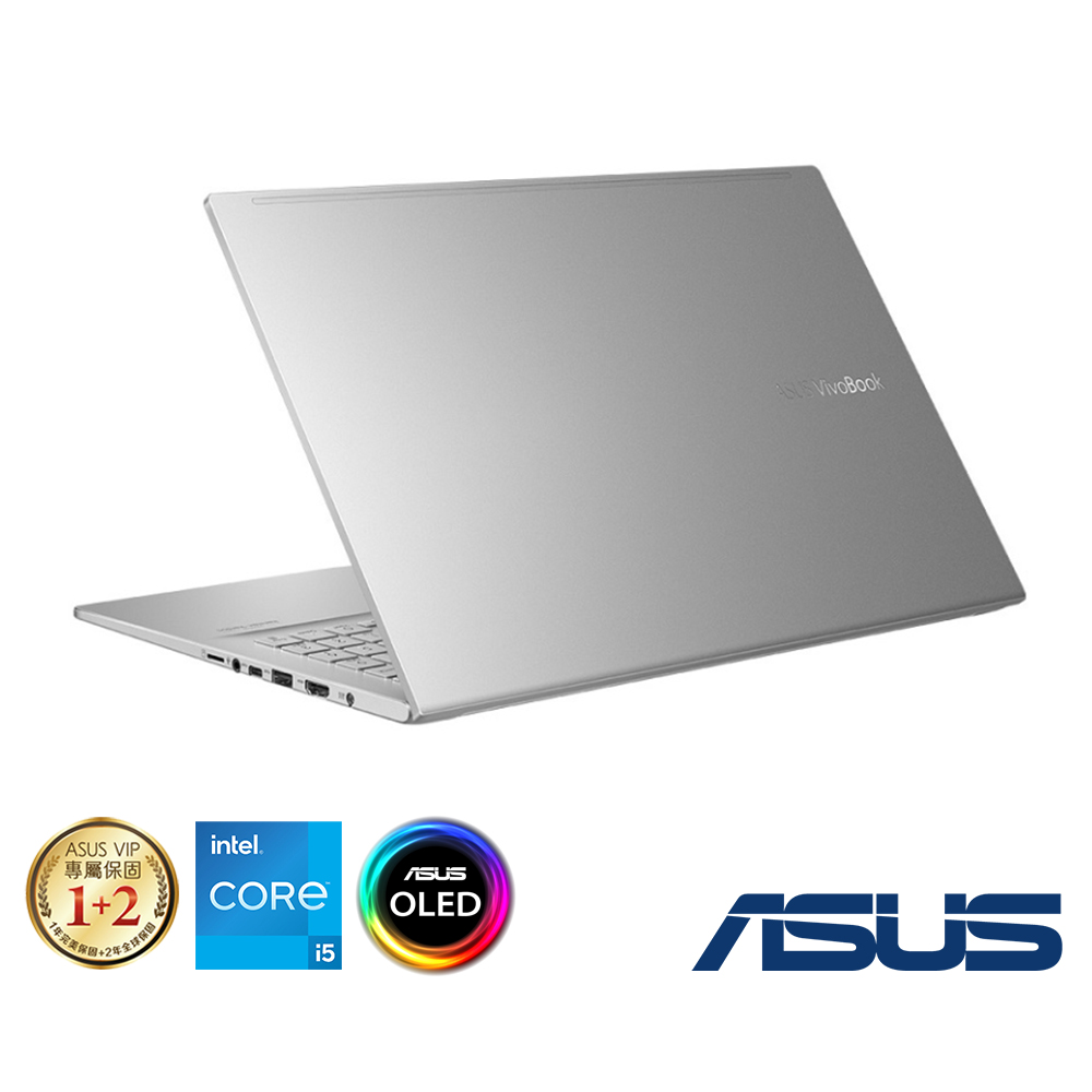 ASUS S513EQ 15吋筆電 (i5-1135G7/MX350/8G+8G/512G/OLED/Vivobook S15/閃電銀)