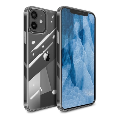 IN7 魔方系列 iPhone 12 mini (5.4吋) 透明 鋼化玻璃背板+TPU軟邊 雙料 手機 保護殼