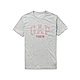 GAP 熱銷經典文字短袖T恤-灰色 product thumbnail 1