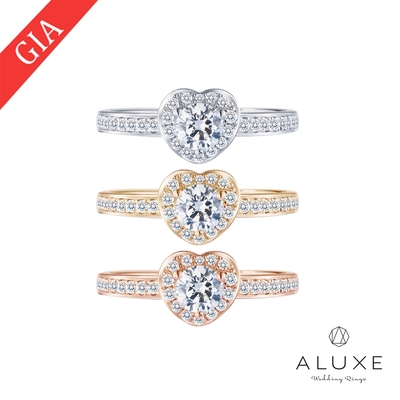 ALUXE 亞立詩 GIA 0.30克拉 DSI1 3EX 18K金 求婚鑽戒 RS0900