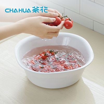 茶花CHAHUA Ag+銀離子抗菌方形臉盆/水盆-小