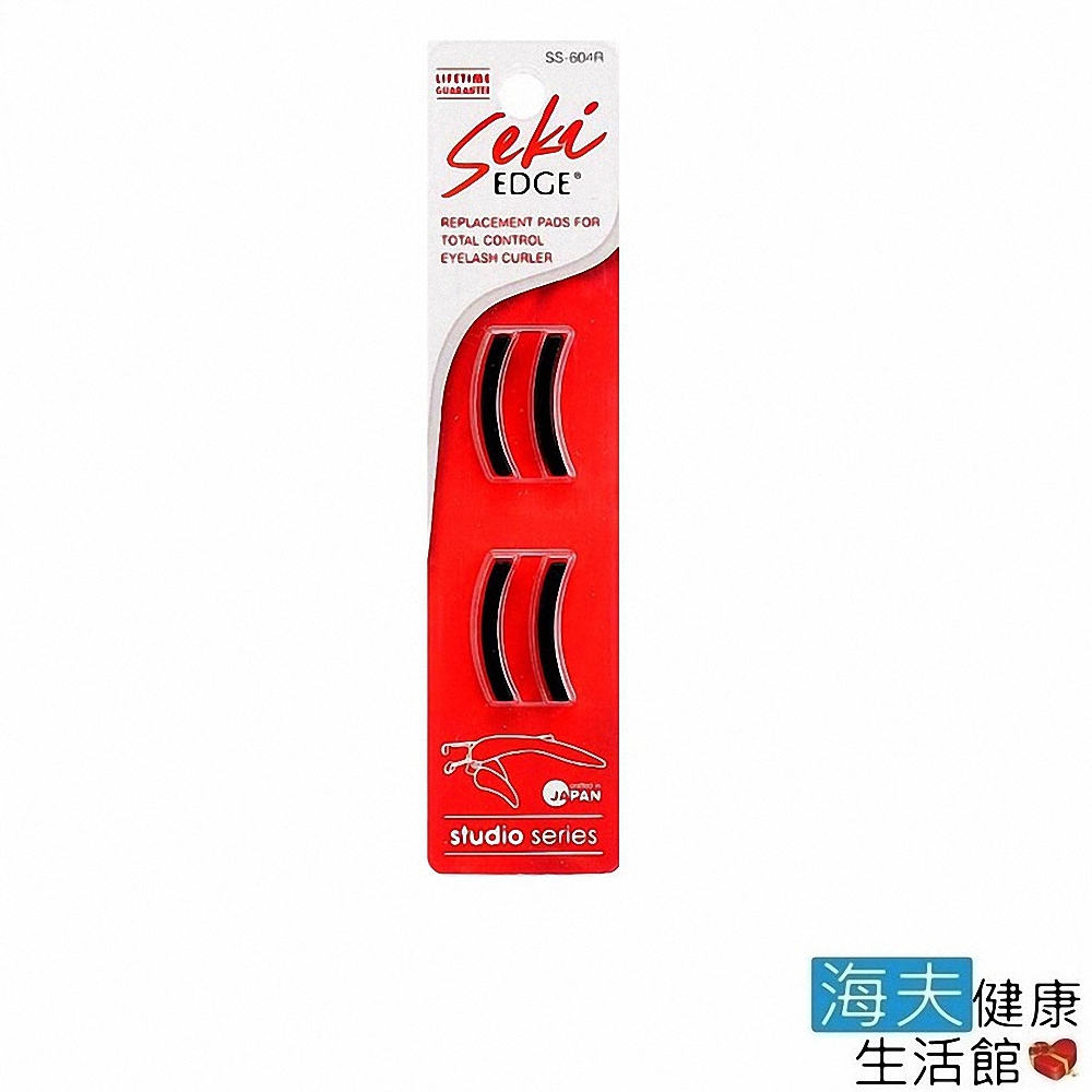海夫 日本GB綠鐘 Seki 18R全型 眼睫毛夾 矽膠替換墊片 四包裝(SS-604R)