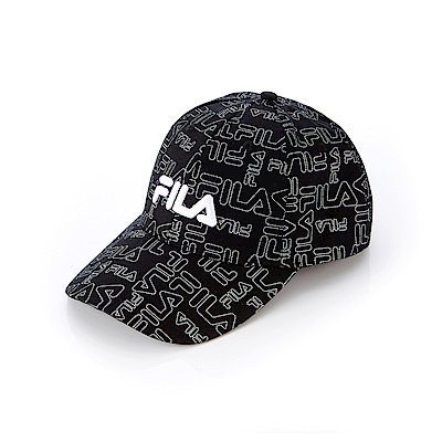 FILA 時尚 LOGO 帽-黑 HTT-1101-BK