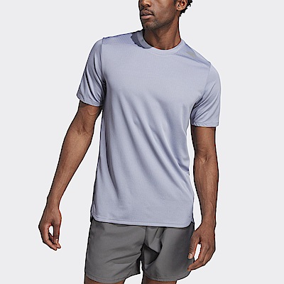 Adidas D4T HR HIIT Tee [HZ7277] 男 短袖上衣 T恤 亞洲版 運動 訓練 健身 透氣 銀紫