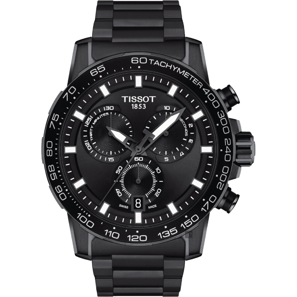 TISSOT 天梭 官方授權 Supersport 計時手錶 送禮推薦-45.5mm T1256173305100