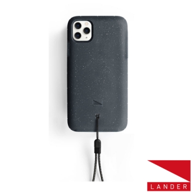 美國Lander iPhone 11 Pro Max Moab手機保護殼-星空黑(附手繩)