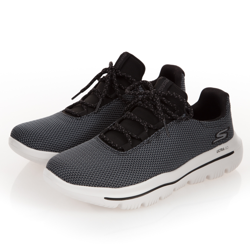 SKECHERS 男 健走 EVOLUTION ULTRA-54727BKW