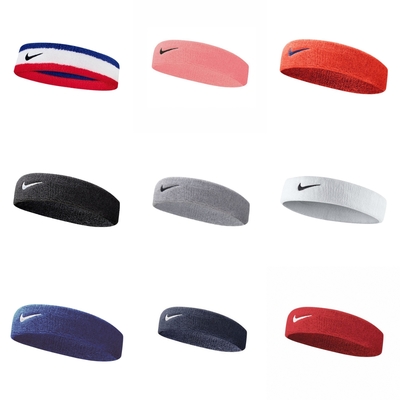 Nike 頭帶 Swoosh Headband 男女款 勾勾 棉 毛巾布 髮帶 單一價