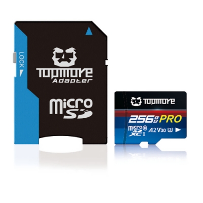 TOPMORE GAME-PRO MicroSDXC UHS-I U3 A2 V30 記憶卡 256GB 公司貨