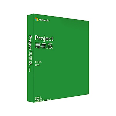 Microsoft Project Pro 2019 專業版-中文盒裝