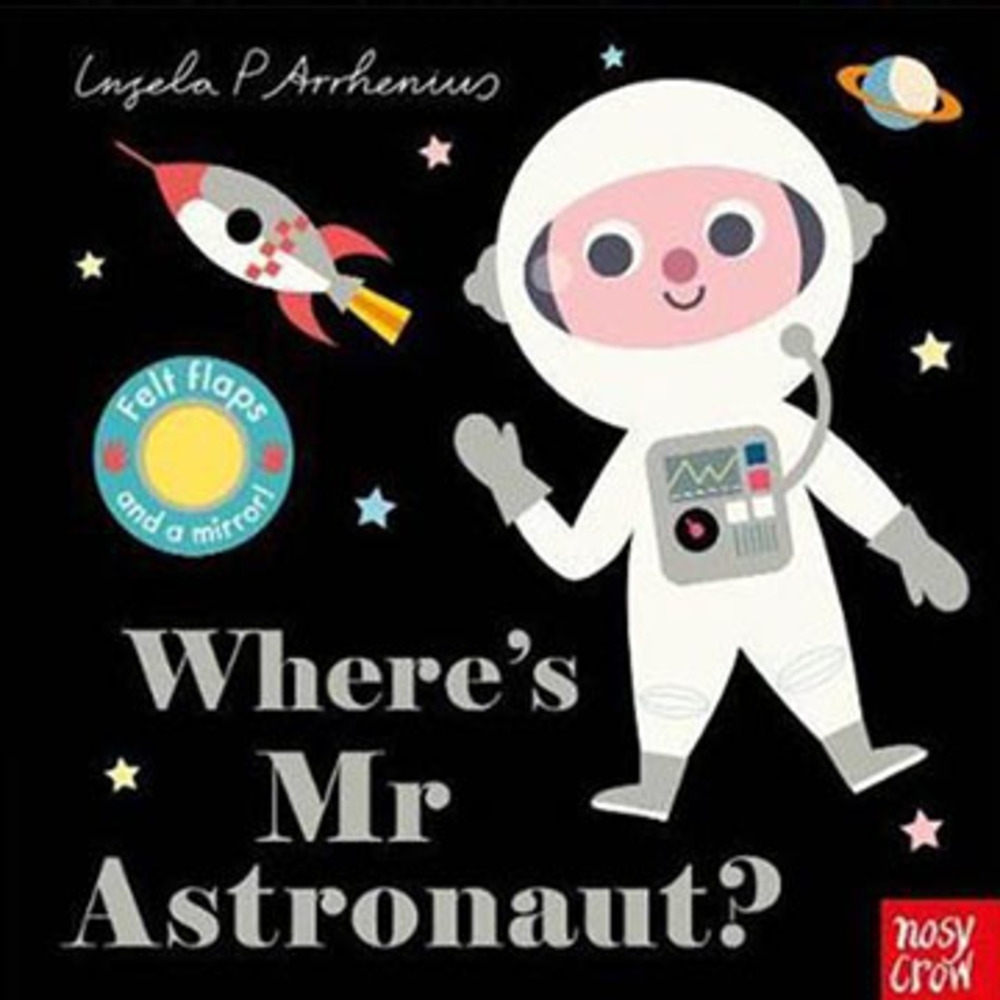 Where's Mr Astronaut?太空人在哪裡?不織布翻翻書