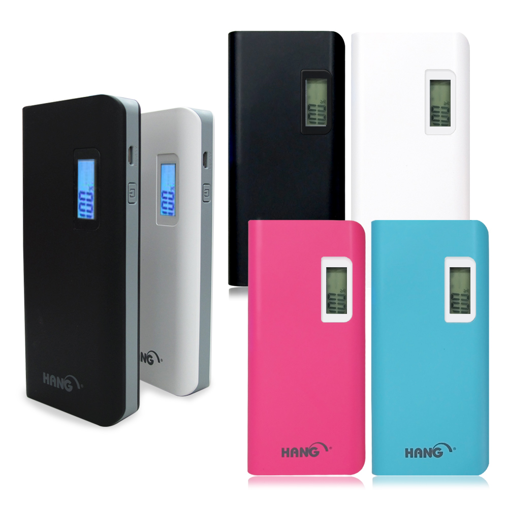 HANG 24000mAh 活力繽紛 液晶顯示USB雙輸出行動電源