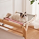 寵愛有家-DIY組裝床邊桌邊木質掛床懸掛貓窩四季通用貓吊床(寵物家具) product thumbnail 1