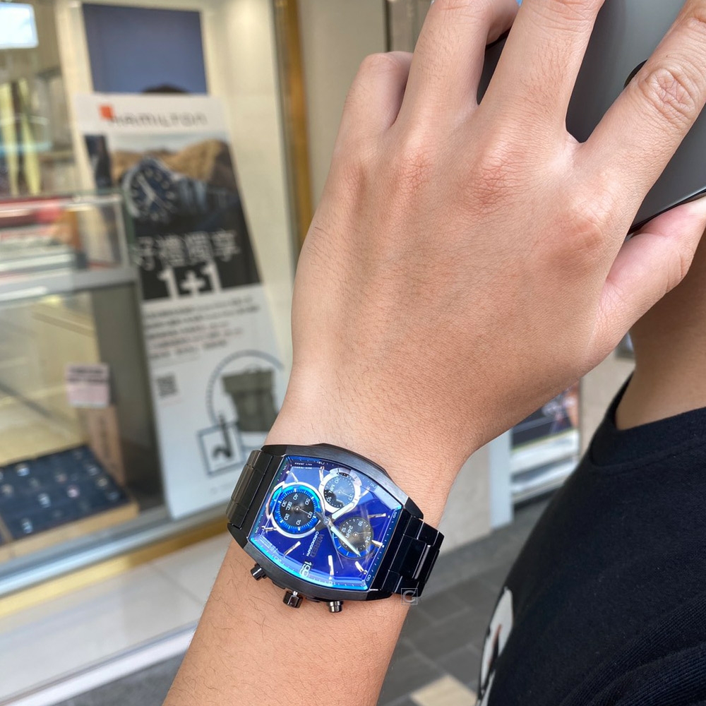 SEIKO WIRED 日系潮流酒桶型計時中性錶(VR33-0AB0B)藍AY8013X1 | WIRED