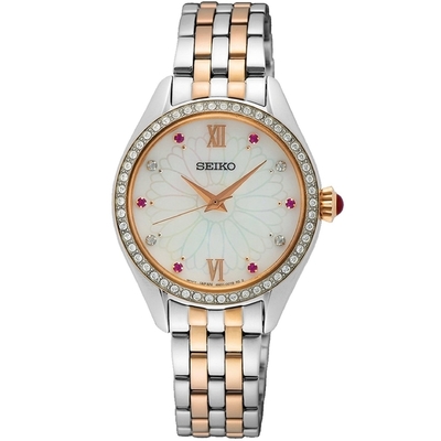 SEIKO 精工 CS系列 時尚浪漫晶鑽經典簡約錶-女錶(SUR542P1)29mm SK008