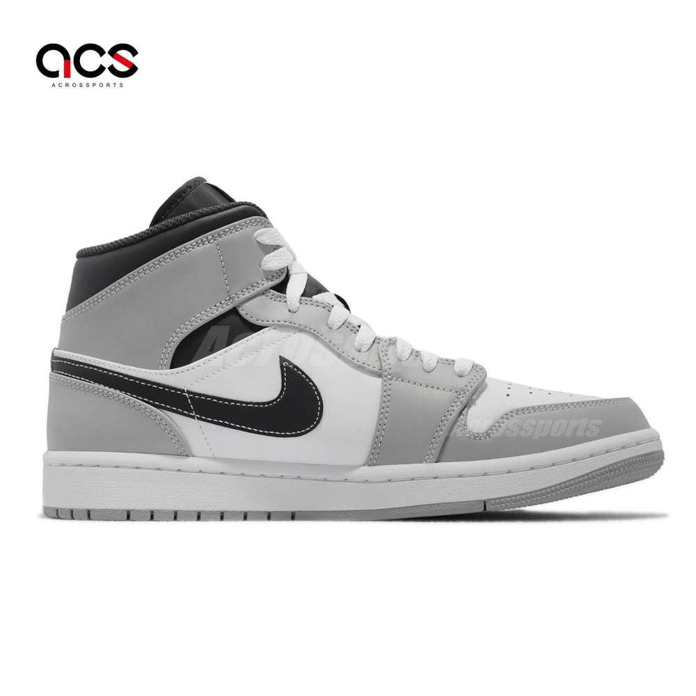 Nike 休閒鞋Air Jordan 1代Mid 男鞋小Dior 迪奧Smoke Grey 煙灰554724