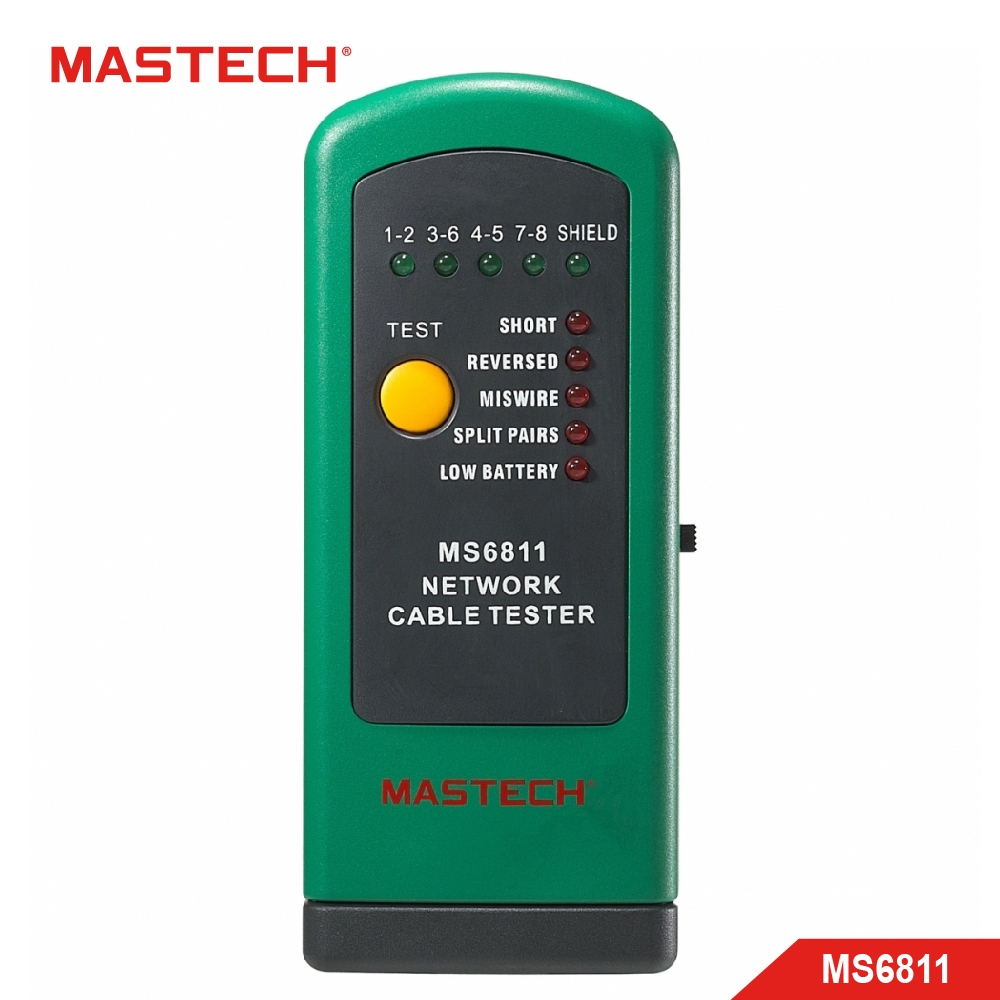 MASTECH 邁世 MS6811 手持式網絡電纜測試儀器 現貨