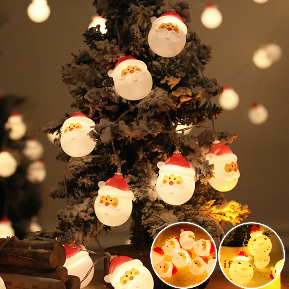 半島良品 3米節慶風 聖誕佈置 燈飾 空間布置 雪人 聖誕老人 聖誕裝飾 背景佈置  氣氛燈 LED燈串 (2款)