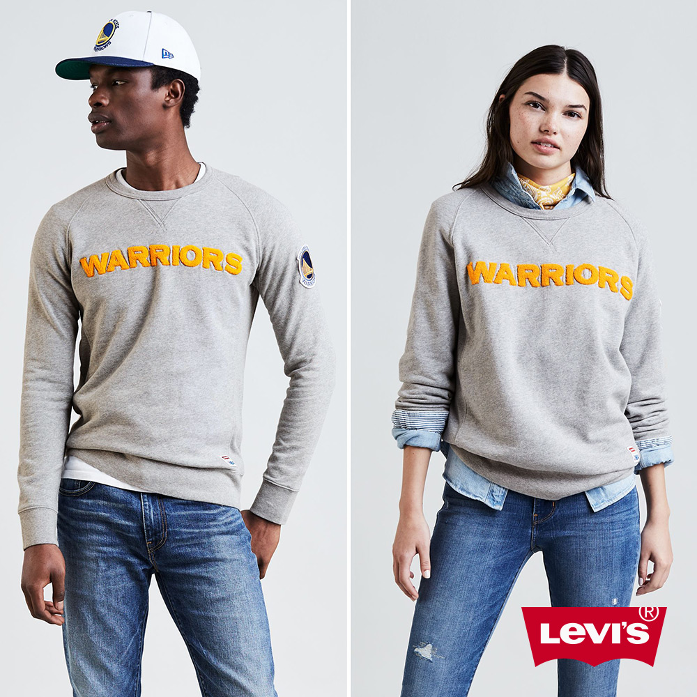 LEVIS X NBA長袖厚棉Tee 金州勇士