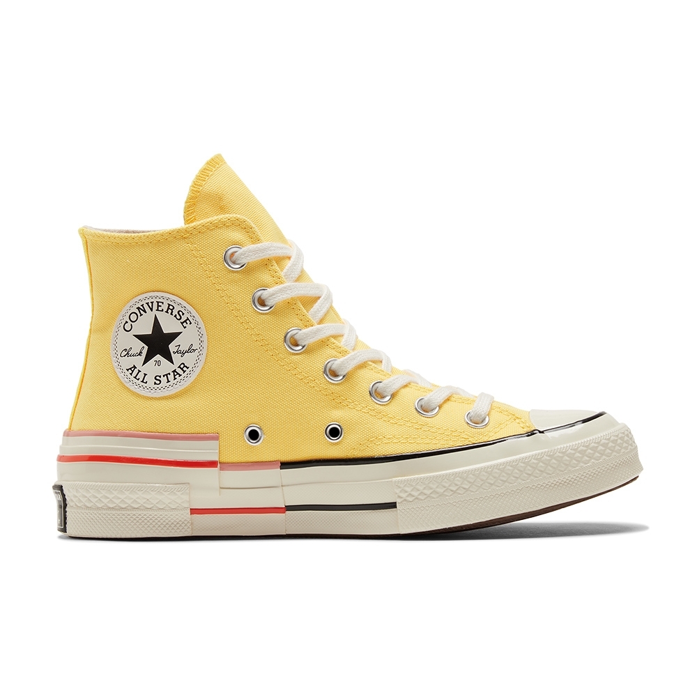 CONVERSE CHUCK 70 HI 高筒 百搭 拼接 舒適 女 休閒鞋 黃色 570787C