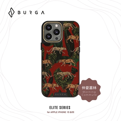 BURGA iPhone 15系列Elite款防摔保護殼-仲夏叢林