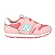 NEWBALANCE 女中童休閒運動鞋-WIDE-373系列 N字鞋 NB YZ373JD2 粉紅橘白綠 product thumbnail 1