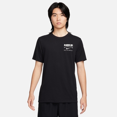 NIKE 上衣 男款 短袖上衣 運動 慢跑 AS M NK DF TEE TRACK CLUB 黑 FQ3919-010