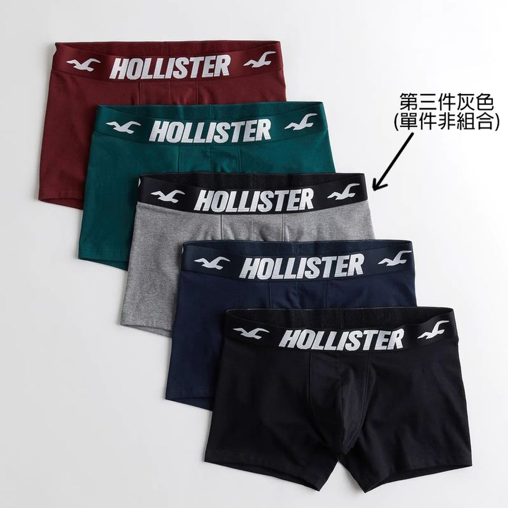 Hollister Co. HCO Hollister   男性內褲 單件 灰色 2271