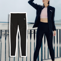 Puma 緊身褲 Run Ultraform Leggings 女款 黑 吸濕排汗 反光 瑜珈 健身 跑步 52497001