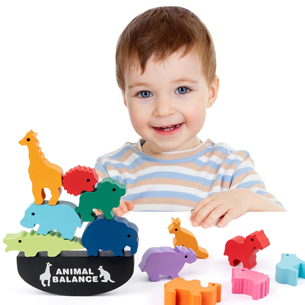 colorland平衡積木疊疊樂 益智玩具 早教認知玩具