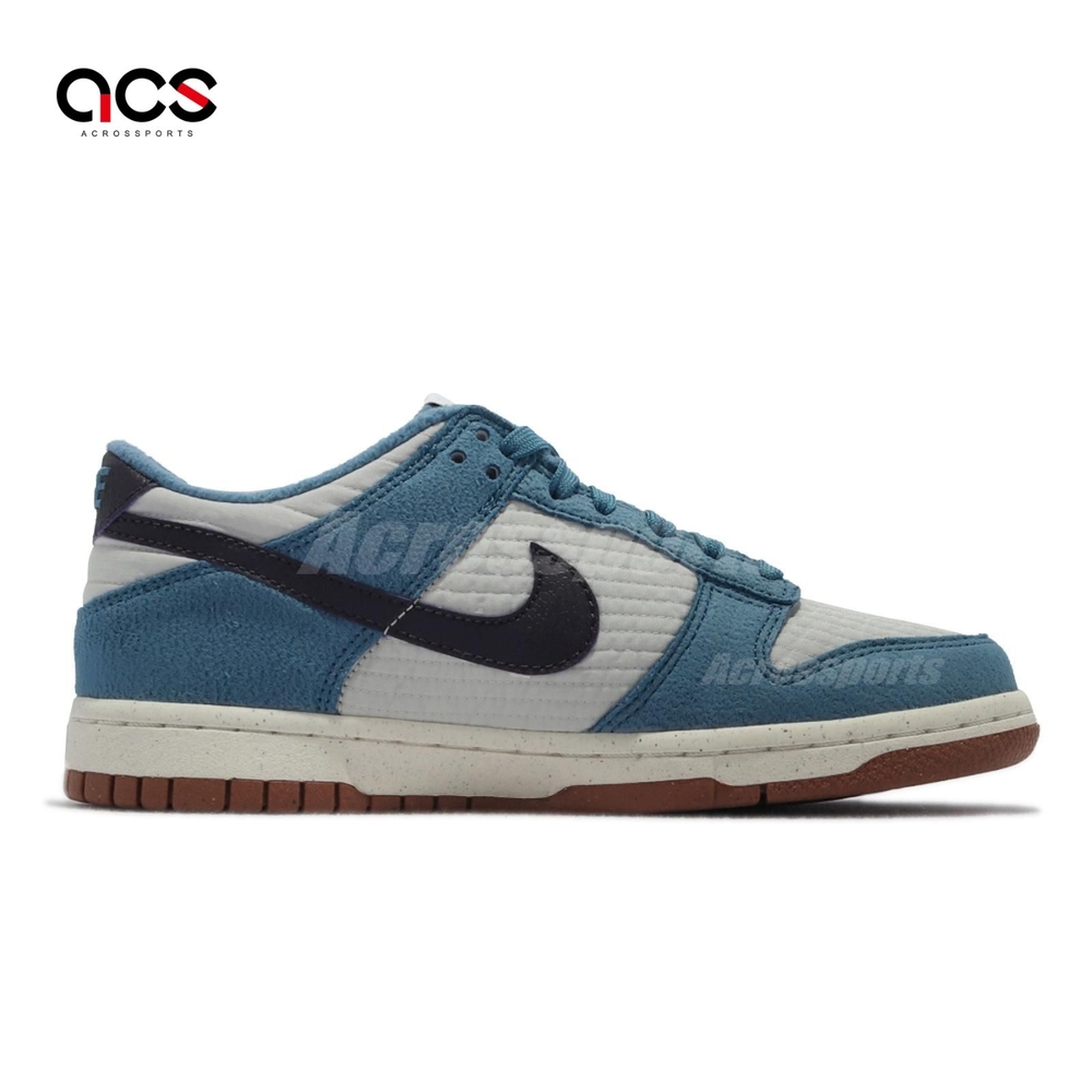 Nike 休閒鞋Dunk Low SE GS 大童Toasty 女鞋回收材質藍紫DC9561400